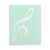 Flexible Stave Storage Holder 20Pages Music Clip Folder High-quality Music Score Folder
