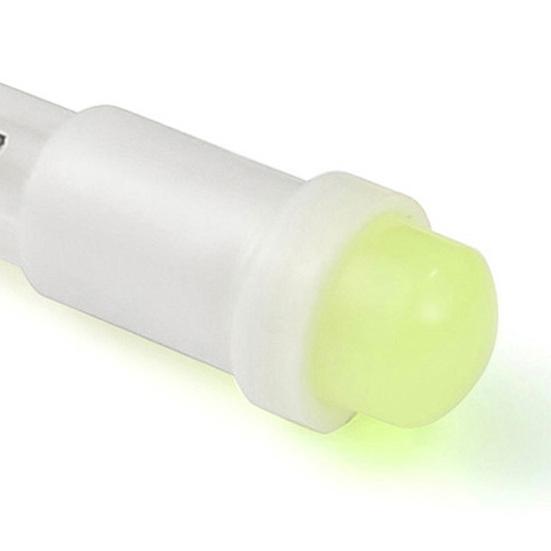 10 шт. T5 индикаторная лампа светодиодные лампы высокой яркости 12 В автомобильная приборная панель керамическая сигнальная лампа COB для автомобиля