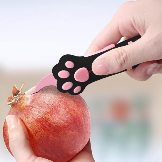 Нож-коготь кошки Выдвижной Милый в форме кошки Резак для упаковочной ленты для женщин Портативный инструмент для распаковки Практичный подарок для любителей кошек и девушек