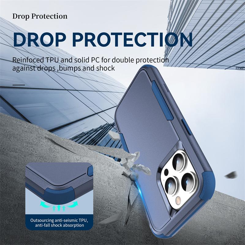 Противоударный чехол для телефона с гибридной броней для iPhone 14 13 12 Pro 11 XR XS Max для iPhone 11 Pro Max 14pro, жесткий ПК + ТПУ 2 в 1, задняя крышка