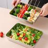 Коробка для хранения свежих продуктов из нержавеющей стали, герметичный контейнер для хранения продуктов с крышкой, коробка для еды бенто, инструмент для пикника на открытом воздухе и кемпинга