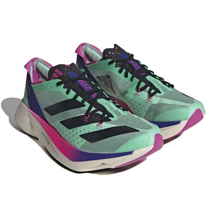 Adidas Adizero Adios Pro 3 Pulse Mint Lucid Blue Кроссовки унисекс Green Core-Black GW4249