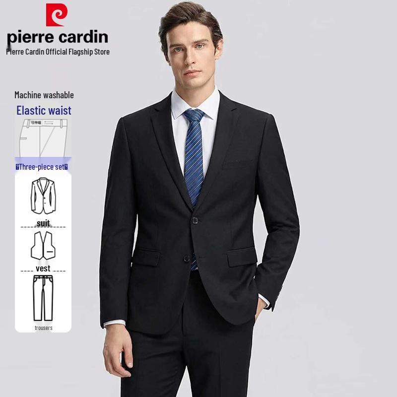 Pierre Cardin Мужской классический костюм приталенного кроя