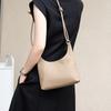 Women's Genuine Leather Messenger Bag Retro Fashion Versatile Shoulder Bag Feminine Crossbody Bags