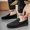 New Leather Man Casual Shoes Flats Shoes Men Comfortable Slip On Loafers Male Outdoor Walking Shoes Driving Shoes