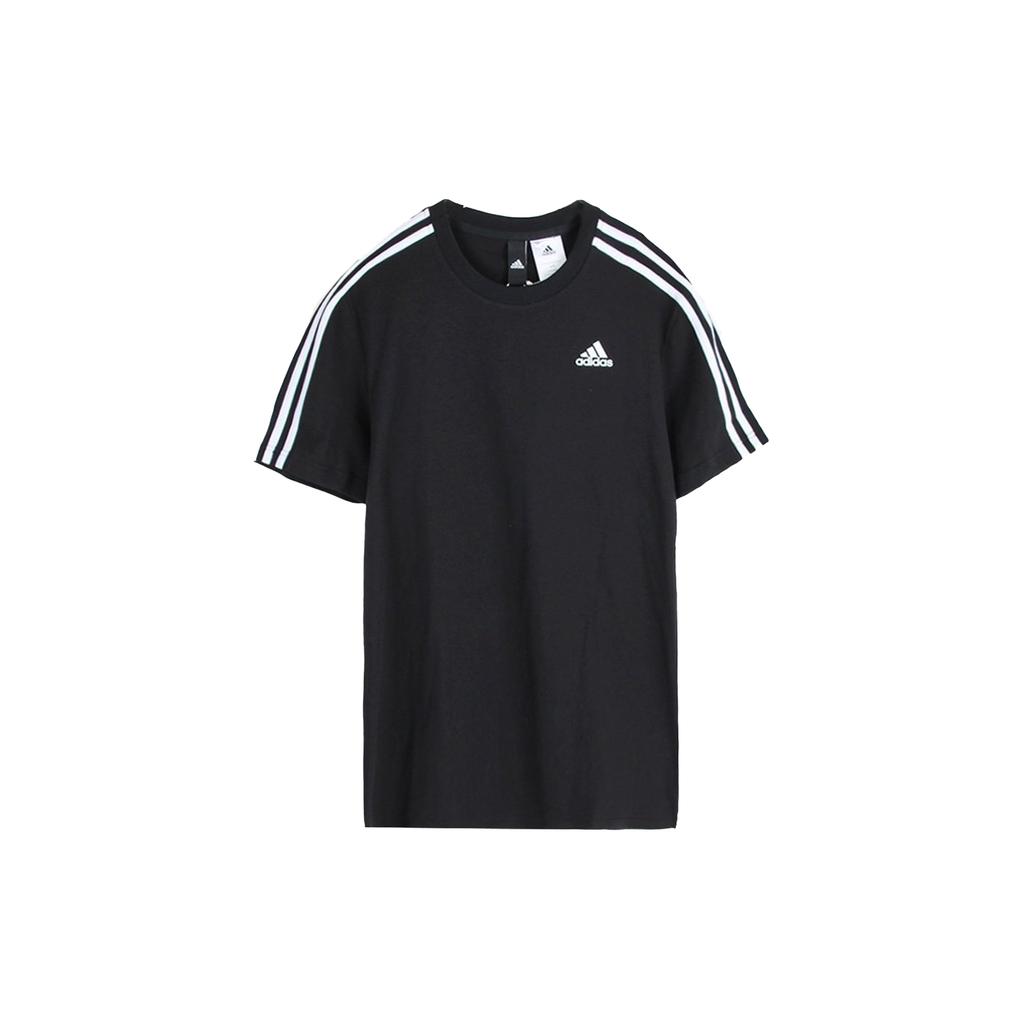 Adidas Casual Sports Training Crew Neck Short Sleeve T-Shirt Men Tops Black S98717