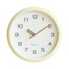 No Punch Wall Clock Living Room Modern Simplicity Cream Style Hanging Watch Dining Room Simple Wall Hanging Silent Round Clock