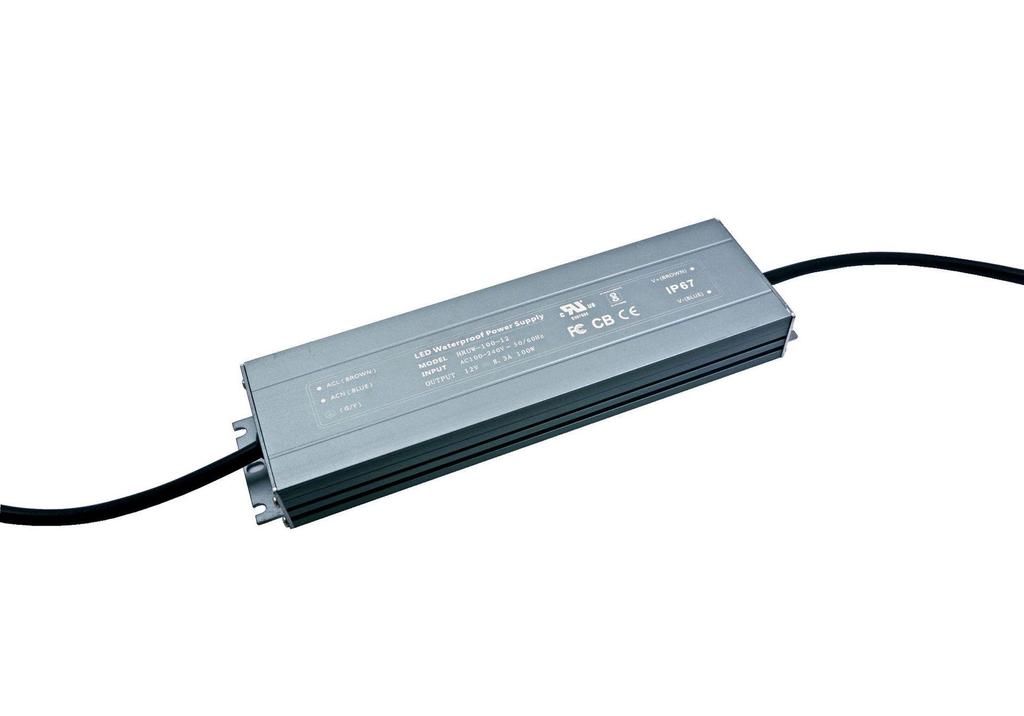 Ультратонкий водонепроницаемый блок питания 12В/24В, 30Вт-360Вт, DC Constant Voltage IP67