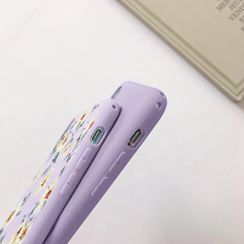 Мягкий силиконовый чехол с цветком для Samsung A55 A35 M35 S24 Xiaomi Redmi Note 13 Pro 14 Poco C65 iPhone Huawei Honor 200 70 Realme 9 Camera Противоударный чехол