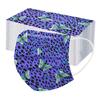 50PCS Adult Leopard Print Plus Butterfly Three-Layer Disposable Protective Mask