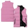 Men's Casual And Fashionable Sleeveless Vest, Solid-color Printed Cotton Jacket