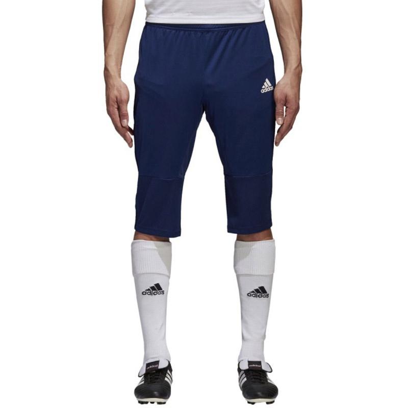 adidas Soccer/Football Training Running Sports Cropped Pants Blue Men's CV8240
