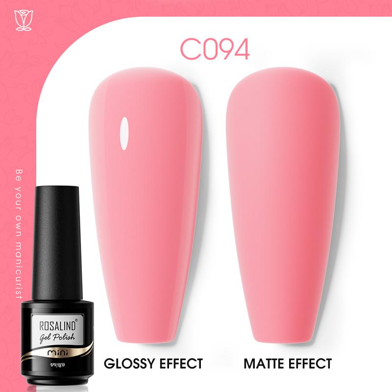 ROSALIND Nail Gels 109 Color Nail Polish Gel Varnish Semi Permanent Gel Nail Polish Soak Off UV Gel Polish Manicure Art Gel For Nail Art Design