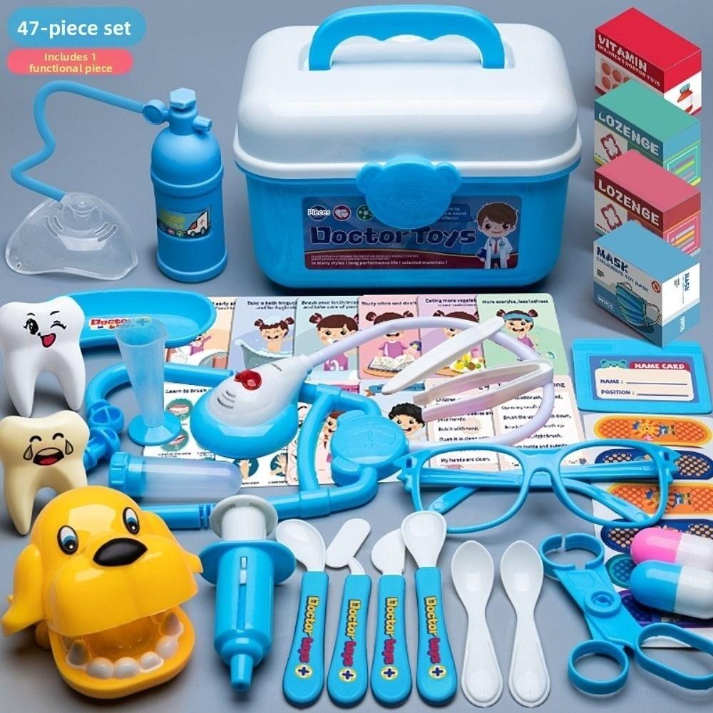 Simulation Dentist Children Doctor Play Set Creative Kid Stethoscope Doctor Set Children Toys