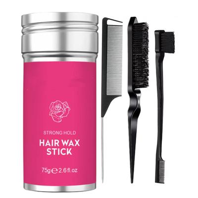 Воск для волос, крем для волос, средство против вьющихся волос, укладка кос с помощью комбинированной расчески