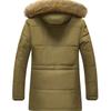 Толстая теплая зимняя парка мужская флисовая с капюшоном мужская куртка пальто карго куртки большого размера