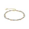 Bracelet - LUXENTER - Miwa - Or Jaune 18K - Cristal Multicolore - 19 Cm + 3 Cm De Rallonge