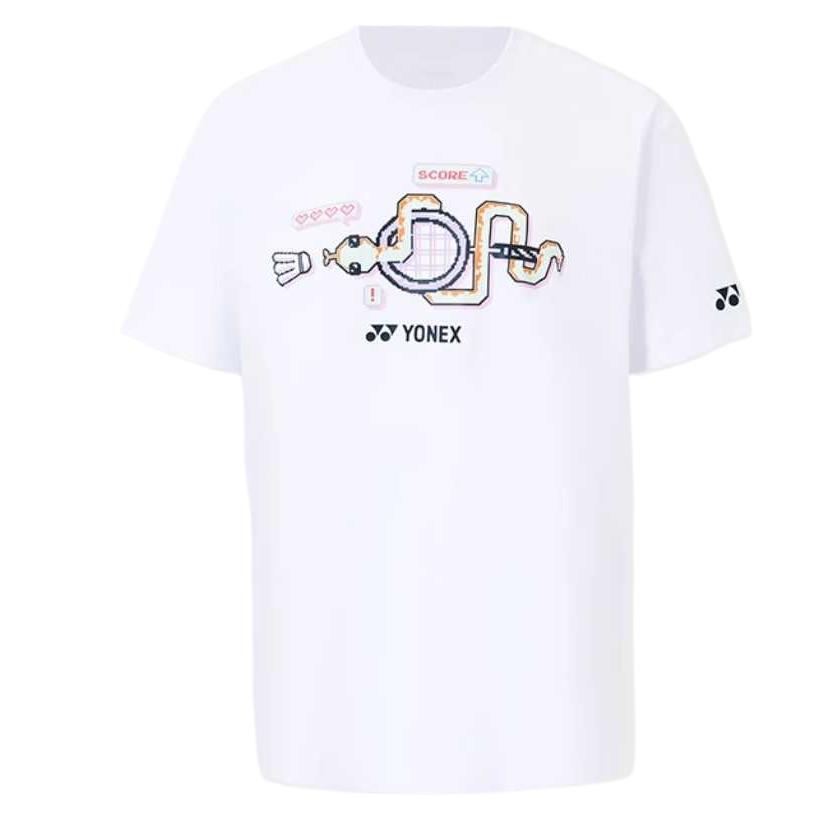 YONEX T-Shirts Unisex Crew Neck Moderate Straight Fit YOBC4137CR
