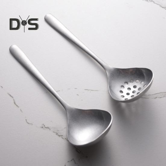 Ретро-ложка для тушения горячего, шумовка, половник для супа, шумовка из нержавеющей стали, дуршлаг, сито, совок для дома, ресторана, кухни, кухонная утварь