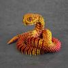 Snake Statue 3D Printed Snake Table Decoration 30cm Animal Statue Funny Tabletop Decorations for Home Studio Restaurant