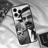 Чехол для телефона Саддам Хусейн Ирак для iPhone 16 15 11 12 13 14 Pro Max Mini X XR XS Max Plus Защитная крышка