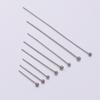 100pcs/Lot 15 20 30 40 50mm Stainless Steel Ball Head Pins For DiY Jewelry Making Head Pin Findings Accessories Dia 0.6mm