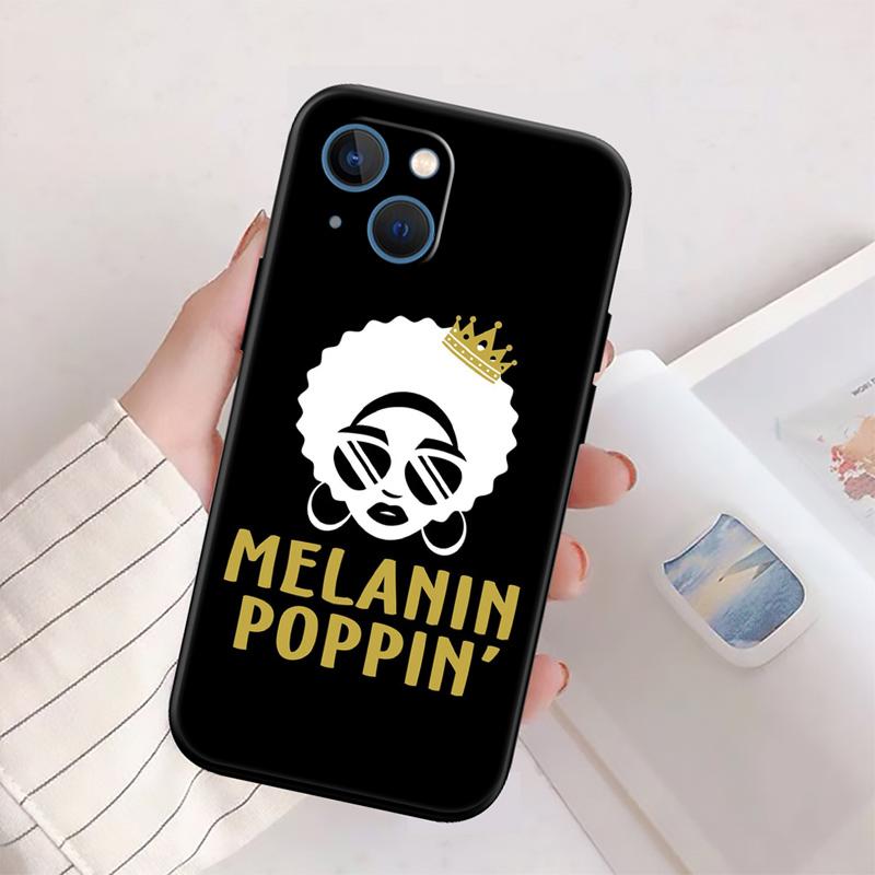 RP57 Poppin Black Girl Case for Samsung M06 M15 M16 M35 M55 M56 A36 A42 A50 A50S A51 A52 A32 A33 A05 A05S A06 A16 A20