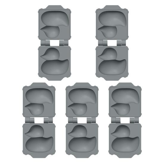 1/2/5Pcs Snow Duck Mold Snowball Maker Portable One-Hand Press Fast Snow Ball Making Tool Outdoor Winter Snow Fights Game Snow Ball Clip