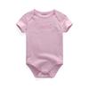 Боди для новорожденных, детская одежда с короткими рукавами, детские комбинезоны с круглым вырезом
