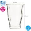Стакан Toyo Sasaki Glass Tritone Long Tumbler объемом 370 мл, набор из 6 шт. Сделано в Японии, можно мыть в посудомоечной машине, небьющаяся стеклянная чашка, стакан для кофе, стакан для сока