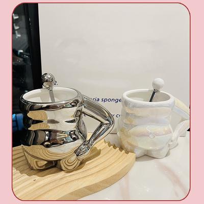 Креативная керамическая кружка для кофе Pinch Belly Designs, кофейные чашки, аксессуары, очаровательная посуда для домашнего офиса, вечеринки