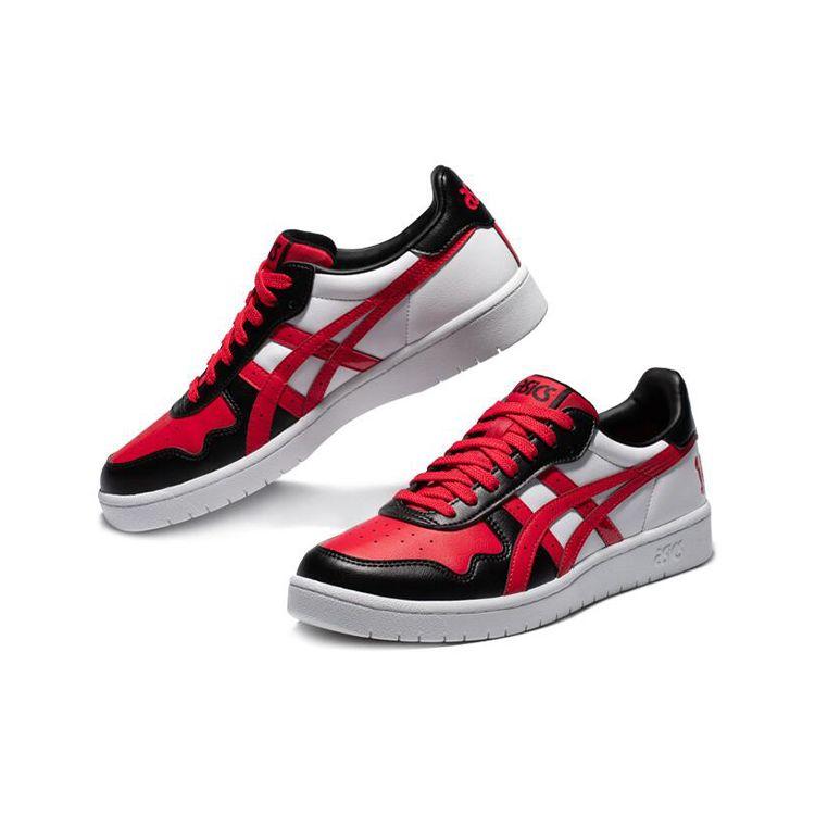 Asics Япония S Букацу Модные Повседневные Прочные Дышащие Легкие Низкие Кеды для Скейтбординга Унисекс кроссовки Белый Черный Красный 1203A060-600