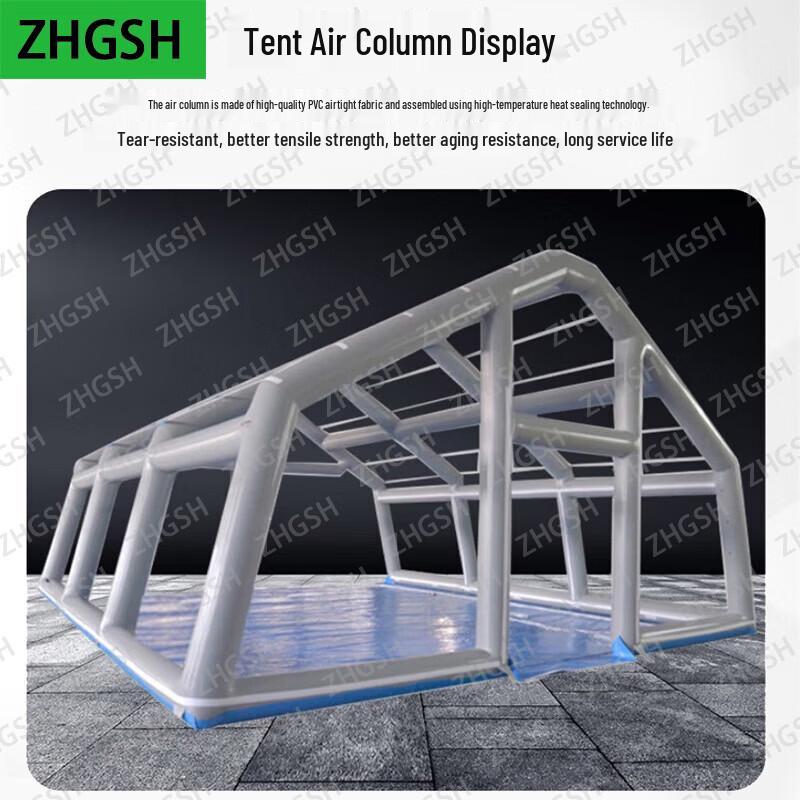 ZHGSH Outdoor Camouflage Inflatable Easy-Setup Camping Tent
