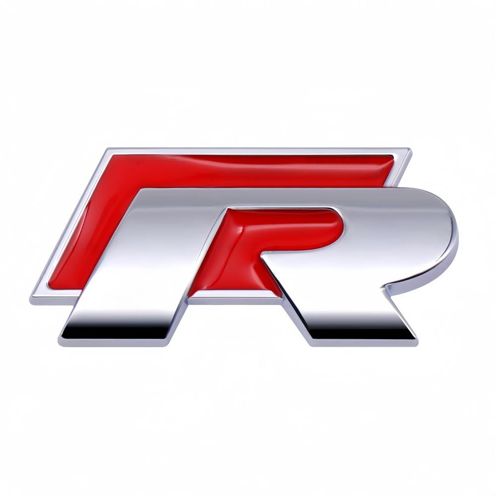 NEW For VWR Logo Metal Car Grille Emblem Rear Trunk Badge Stickers Polo Golf Jetta Beetle CC Tiguan Touran Passa zd9