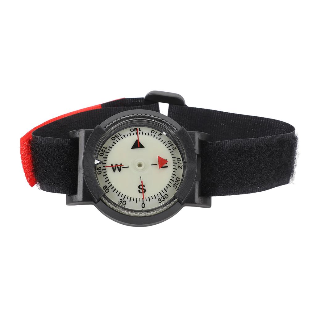Diving Wrist Compass High Accuracy Easy To Read Portable Glow In The Dark Compass Watch for Outdoor