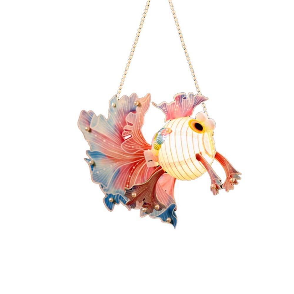 Good Luck Goldfish Lanterns Chinese Style DIY Lantern Material Kit Cultural Events