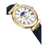 Salvatore Ferragamo Ferragamo Ora Moonphase Strap Watch Blue Gold Silver