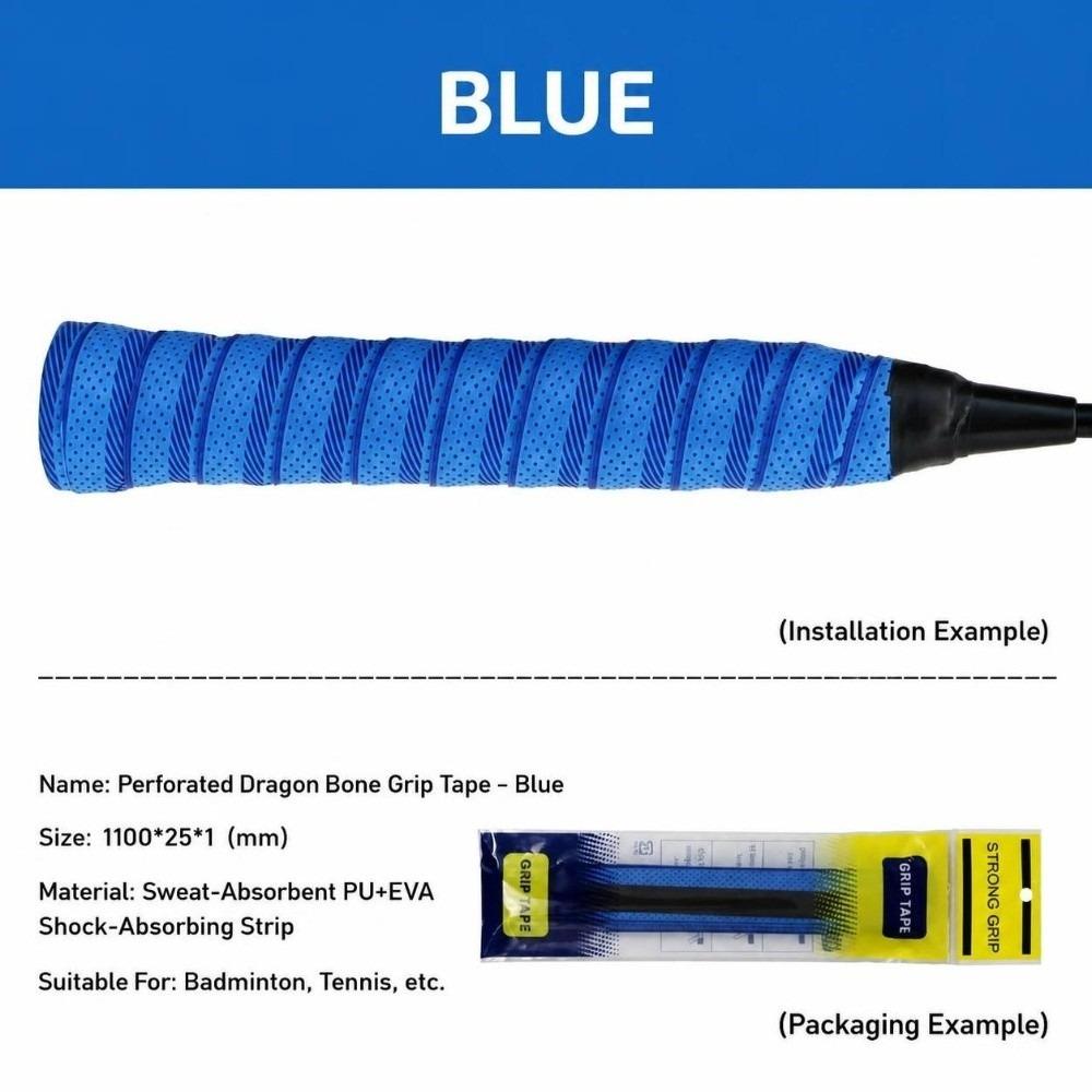 Diagonal Texture Handle Wrap Tape Sticky Sports Handle Grip Badminton Tennis Racket Fishing