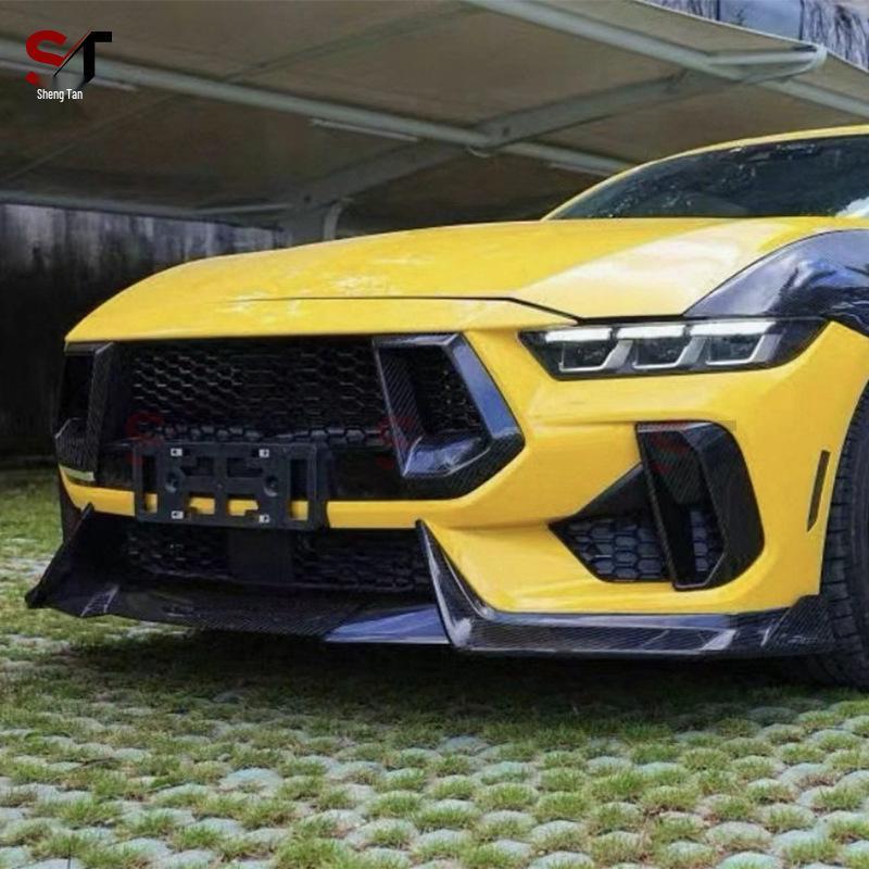 Рамка решетки радиатора из углеродного волокна для Ford Mustang 2024+
