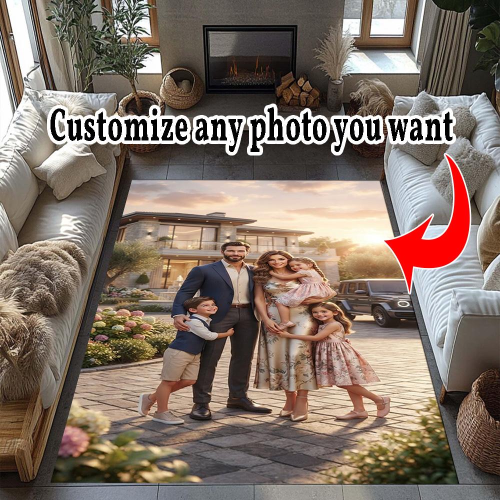 Customize Photos Customize picture Floor Mat Design for Dormitory Game Room Decorate room Dining Room Antislip Carpet Office home decor