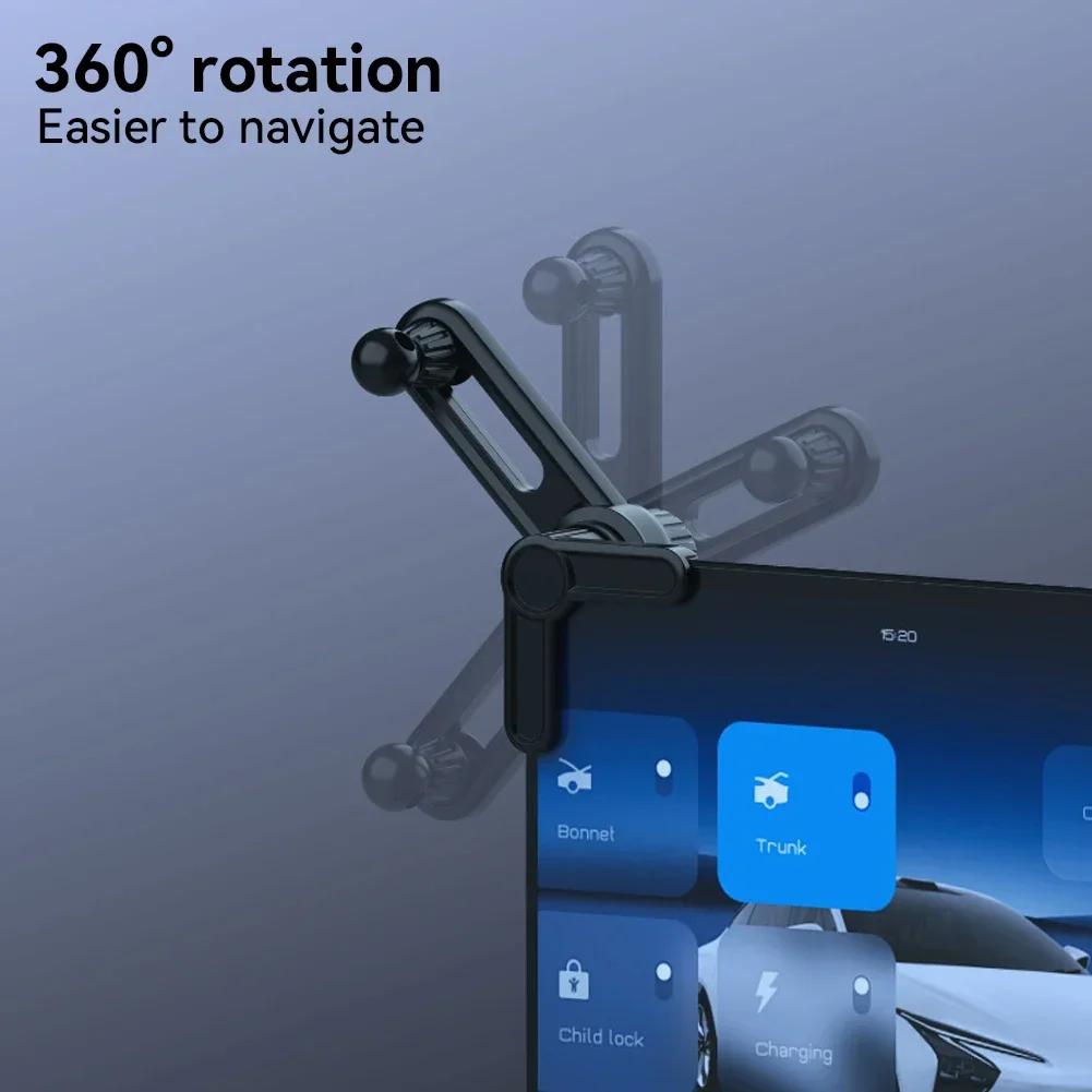 Универсальный 17 мм шаровой держатель для телефона в автомобиль с фиксированной базой для автомобильного дисплея и мобильного телефона с удлинителем
