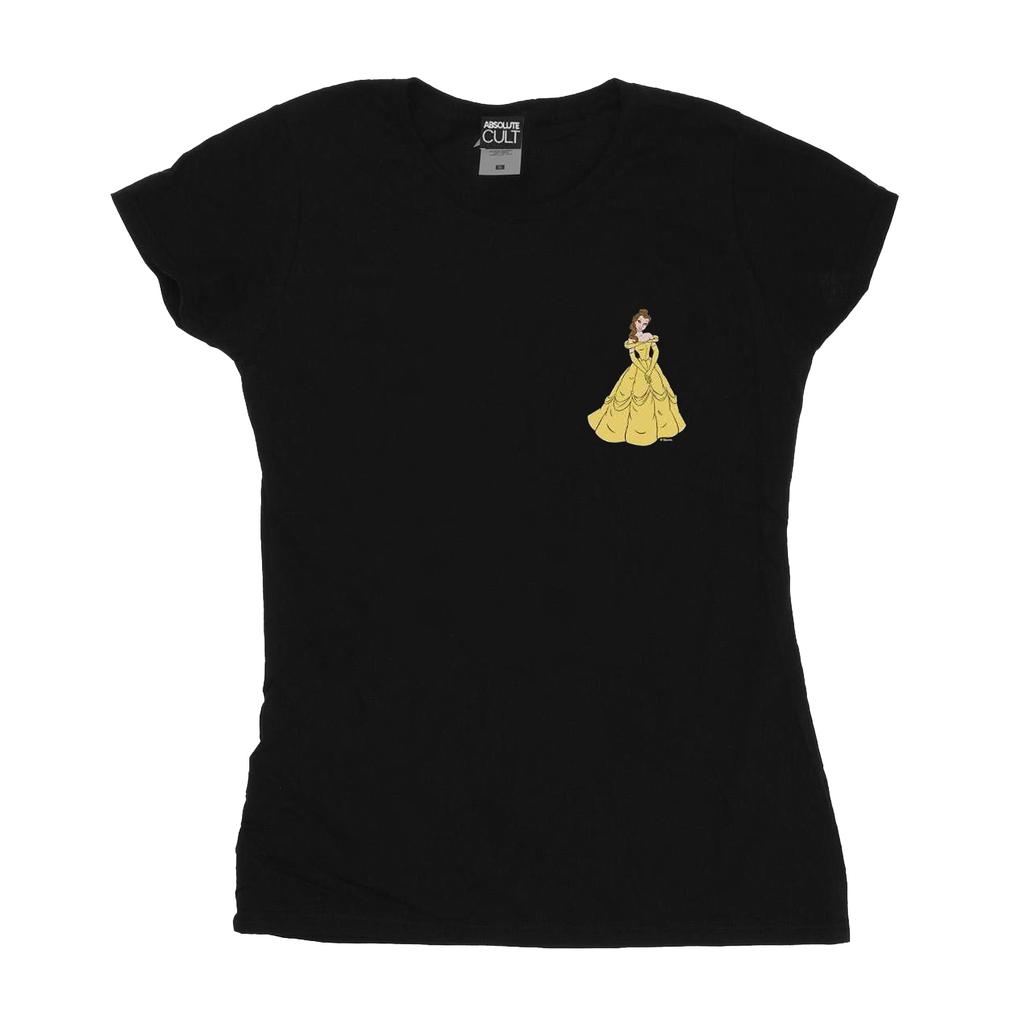 Disney Princess Womens/Ladies Belle Chest Cotton T-Shirt
