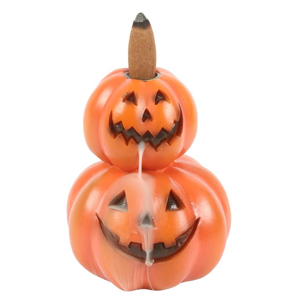 Something Different Stacked Pumpkins Backflow Incense Burner