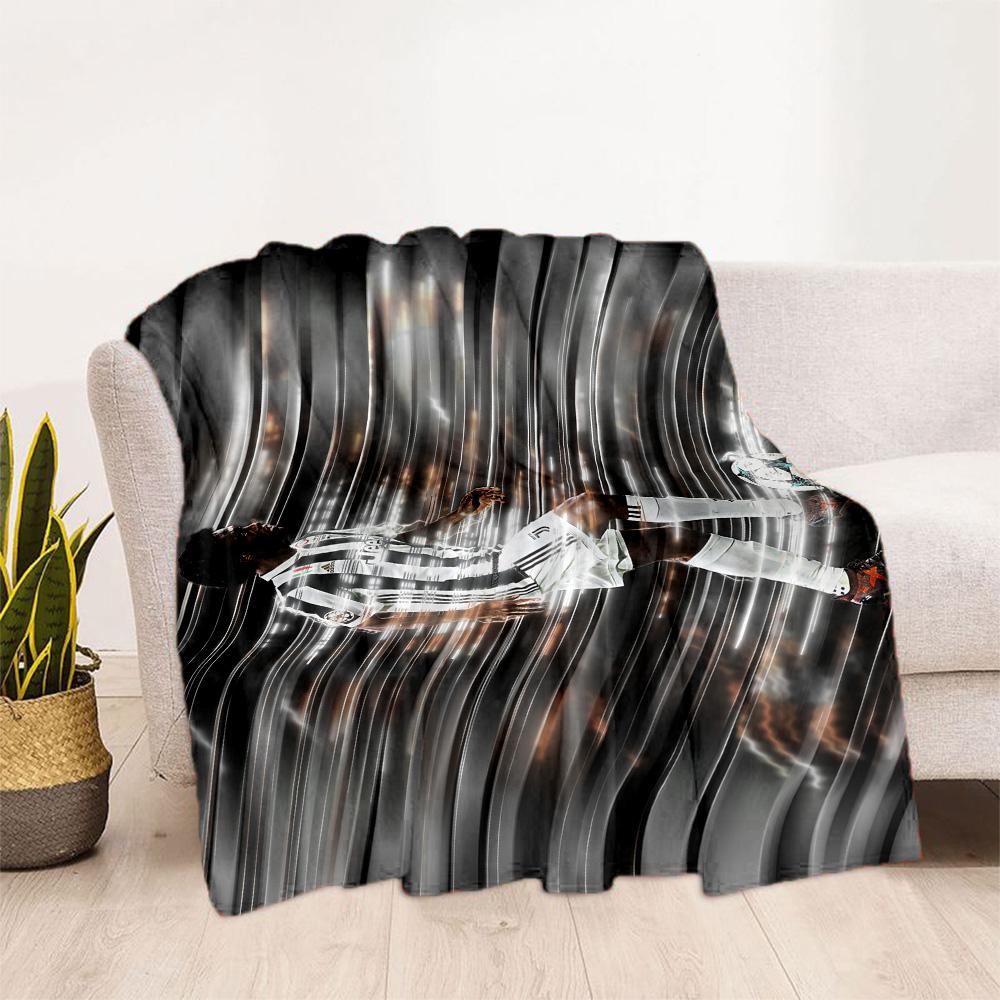 Juventus Celebration Moment Blanket Soft Warm Cozy Suitable for Seaside Bed Bedding Four Seasons Universal Playful Design