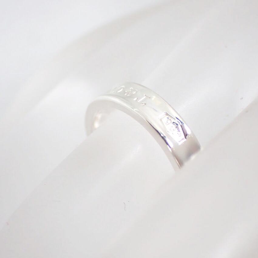 [Used] TIFFANY 925 1837 Narrow Ring / Size 6.5 / j31-63