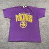 Винтажная футболка Minnesota Vikings 1994 года XL 23x28 Фиолетовая