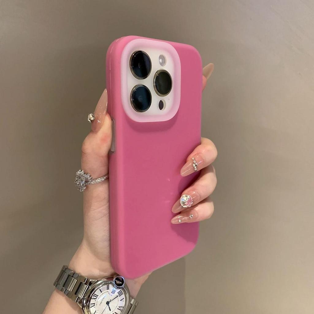 Подходит для iPhone 16 Pro Max Красный Желейный Чехол Encore Apple 15 Жидкий Защитный от Падений Чехол 13