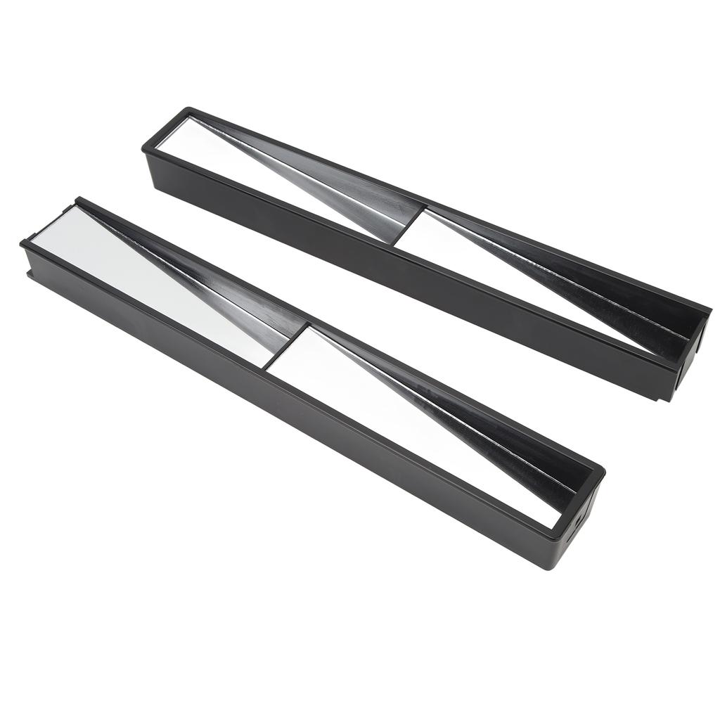 1 пара Зеркало заднего вида для гольф-кара Регулируемый Широкоугольный HD Четкий Ударопрочный Длина 440 мм Черный корпус для Клубных автомобилей Квадроциклов