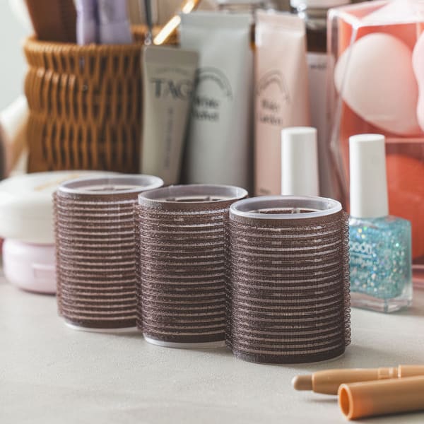 Обычные натуральные бигуди для волос 53 мм 3 штуки