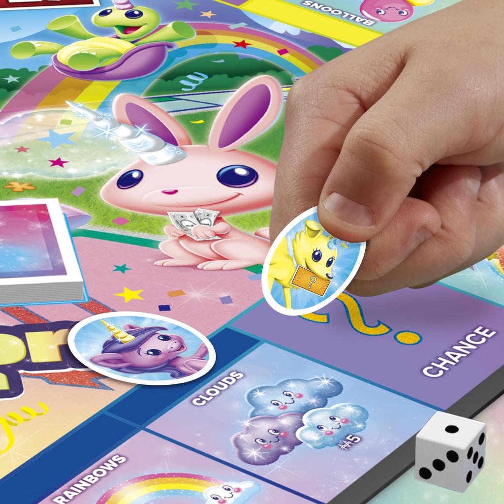 Hasbro Настольная игра Monopoly Junior Unicorn Edition F1717 Подлинный продукт